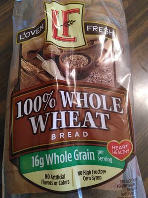 100% whole wheat bread - 0041498113438