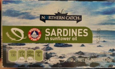 Sardines in sunflower oil - 0041498120603