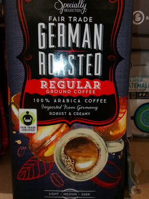 specialty selected fair trade German roasted regular ground coffee - 0041498134501
