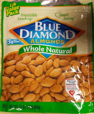 Whole Natural Almonds - 0041570054420