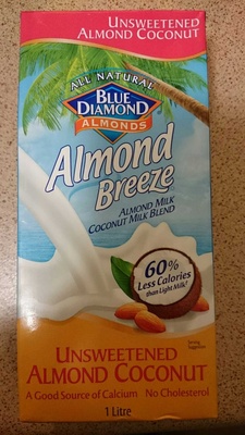 Blue Diamond Almond Breeze Unsweetened Almond Coconut - 0041570112595
