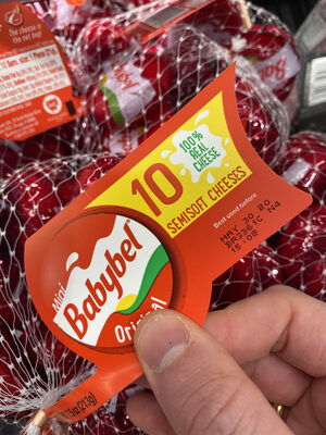 Babybel, semisoft cheese, original - 0041757059200