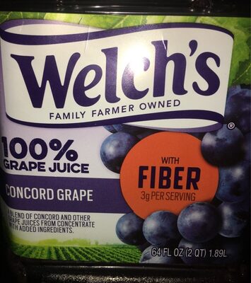 Welch's with fiber - 0041800212705