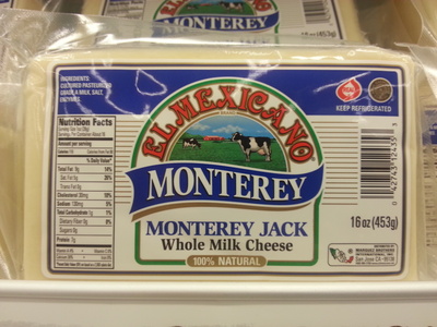 Monterey Jack Whole Milk Cheese  - 0042743124353