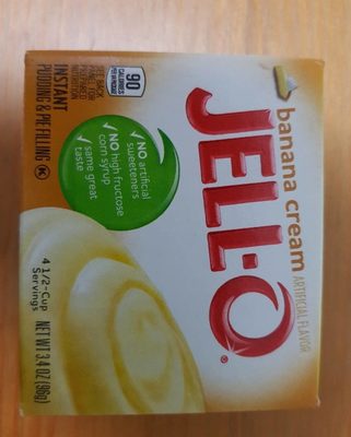 Jello banana cream - 0043000204429