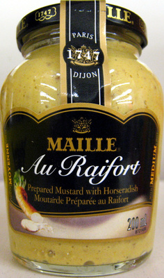 Moutarde préparée au Raifort Maille - 0043646204104