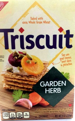Nabisco triscuit crackers garden herb 1x9 oz - 0044000028015