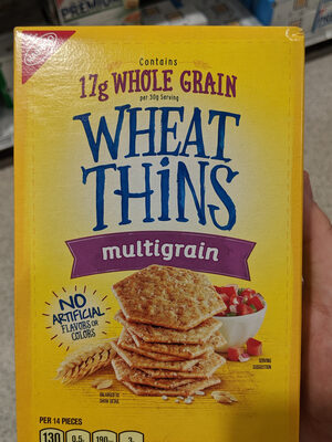 Nabisco wheat thins crackers multigrain 1x8.5 oz - 0044000030414