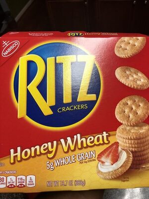 Nabisco ritz crackers honey wheat 1x13.700 oz - 0044000031169
