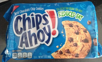 Nabisco chips ahoy! cookies reduced fat12x13 oz - 0044000032203