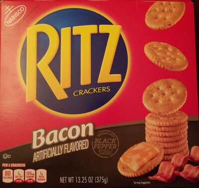 Ritz crackers bacon 1x13.25 oz - 0044000037864