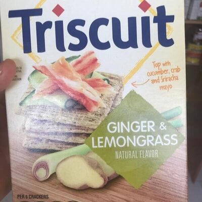 Triscuit crackers ginger & lemongrass 1x8.5 oz - 0044000050443