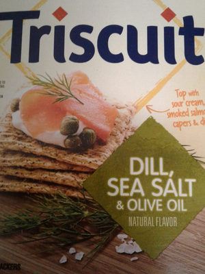 Triscuit crackers dill, sea salt & olive oil 1x8.5 oz - 0044000051334