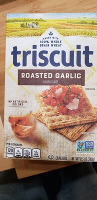 Triscuit crackers roasted garlic 1x8.5 oz - 0044000051365