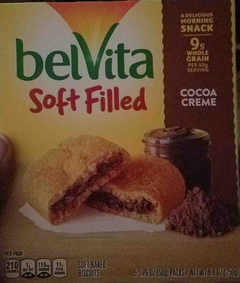 Cocoa creme soft filled baked biscuits - 0044000058999