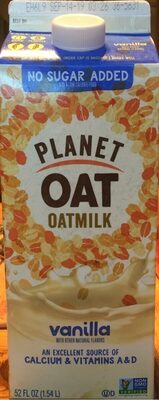 Vanilla oatmilk, vanilla - 0044100156212