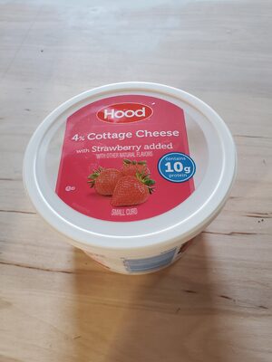 4% cottage cheese with strawberry, strawberry - 0044100156243