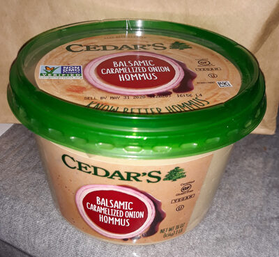 Cedar's, hommus, balsamic caramelized onion - 0044115016440