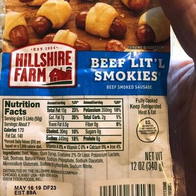 Beef lit'l smokies - 0044500339130