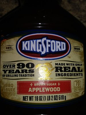 Brown sugar applewood bbq sauce - 0044600317014