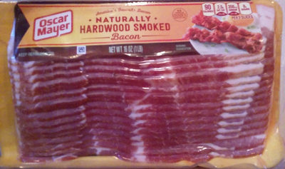 Naturally hardwood smoked bacon, hardwood smoked - 0044700019887