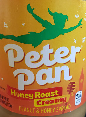 Peter Pan Creamy Honey Roast Peanut Spread, 40 oz, 40 OZ - 0045300222233