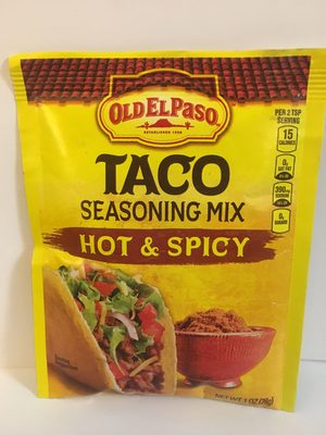 Old El Paso Hot and Spicy Taco Seasoning Mix - 0046000288758