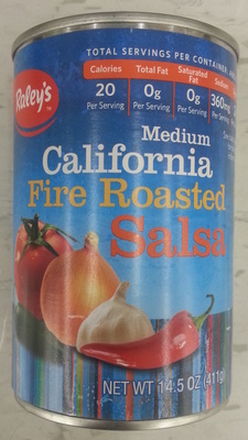 Medium California Fire Roasted Salsa - 0046567017792