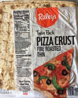 Twin pack fire roasted thin pizza crust - 0046567032221