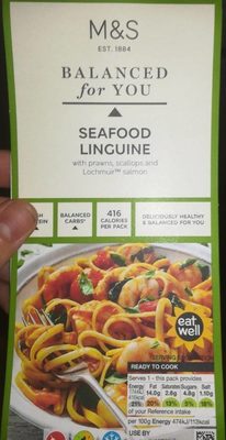 Balanced for you seafood linguine - 00466783