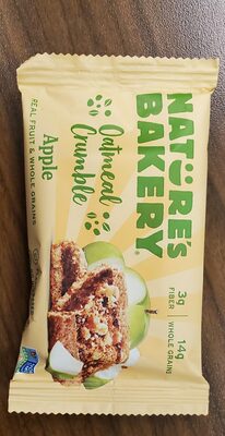 nature's bakery oatmeal crumble apple - 0047495800005