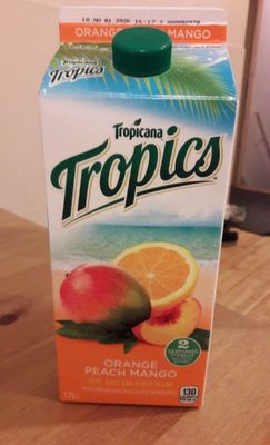 Jus Tropics (orange, Pêche, Mangue) - 0048500019801