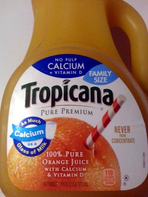 100% Pure Orange Juice - 0048500020746