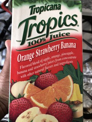 100% juice, orange strawberry banana - 0048500200261