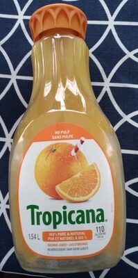 Tropicana jus d'orange pur et naturel à 100% - 0048500203545