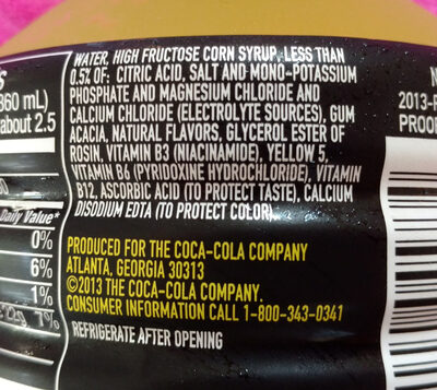 Powerade Ion4 Sports Drink Lemon Lime - 0049000045734