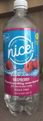 Flavored sparkling water, raspberry - 0049022784307