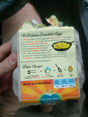 Vegan Egg, Plant Based Egg Replacer - 0049568460048