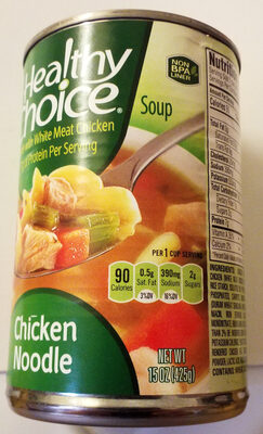 HEALTHY CHOICE Chicken Noodle Soup, 15 OZ - 0050100402600