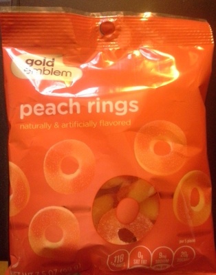 Gold Emblem Peach Rings - 0050428393550