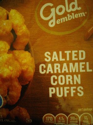 Salted caramel corn puffs - 0050428509951