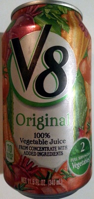 Original 100% Vegetable Juice - V8 - 11.5 FL Oz (340 ML) - 0051000012920