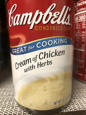 Campbell's soup cream chicken & herbs - 0051000123275