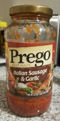 Prego sauces sausage & garlic - 0051000129116