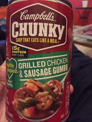 Campbell's chunky soup chicken & sausage - 0051000167798