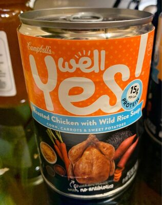 Campbell's well yes soup chicken with white wild rice - 0051000232588