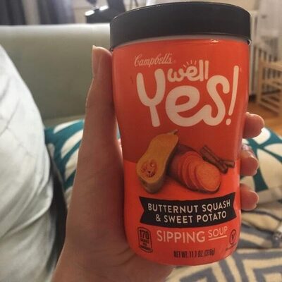 Campbell's well yes soup squash sweet potato - 0051000246332