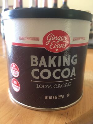 Ginger evans, premium baking cocoa - 0051933134829