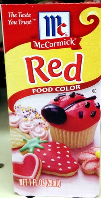 Red food color - 0052100070919