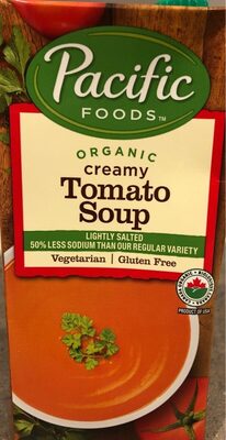 Organic creamy Tomato Soup - 0052603054584